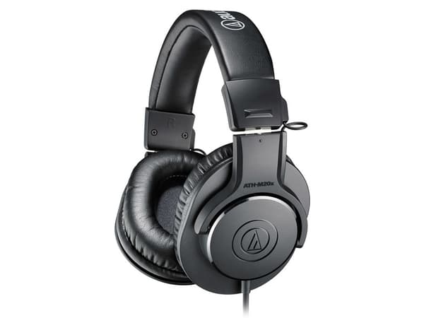 Audio-Technica ATH-M20X, Langallinen, 15 - 20000 Hz, Musiikki, 190 g, Kuulokkeet, Musta