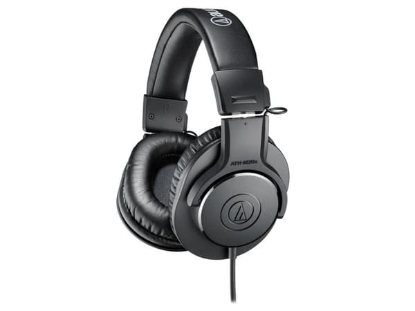 Audio-Technica ATH-M20X, Langallinen, 15 - 20000 Hz, Musiikki, 190 g, Kuulokkeet, Musta
