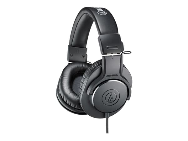 Audio-Technica ATH-M20X, Langallinen, 15 - 20000 Hz, Musiikki, 190 g, Kuulokkeet, Musta