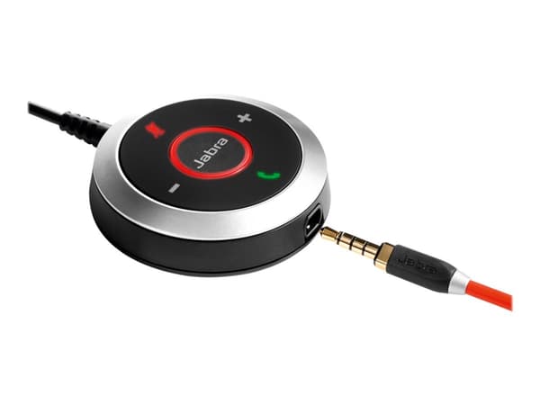 Jabra Evolve 40 MS stereo - Headset - på örat - kabelansluten - USB, 3,5 mm kontakt - Certifierad för Skype for Buisness