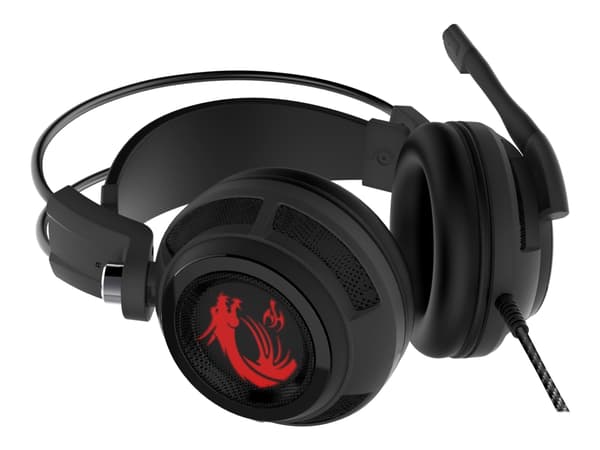 MSI DS502 - Headset - fullstorlek - kabelansluten - USB