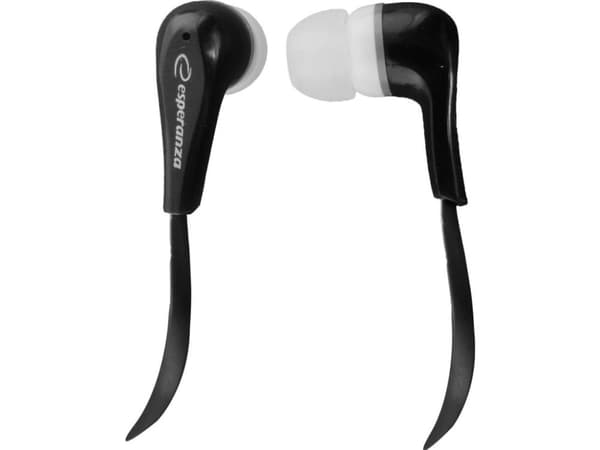 Esperanza EH146K, Kabel, Hörlurar, Svart, Vit
