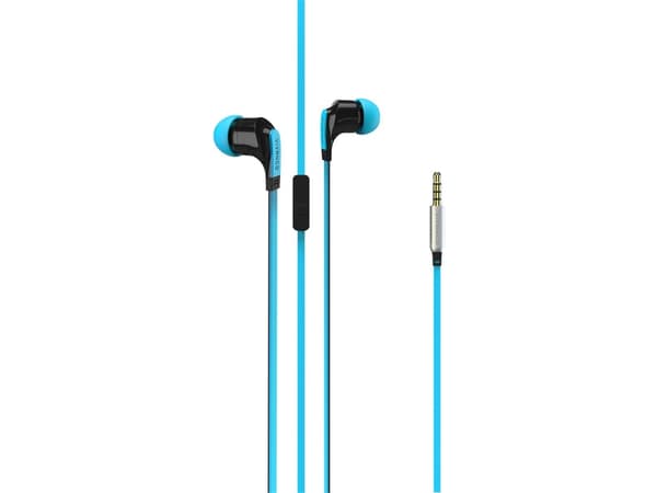Vivanco 36484, Kabel, 20 - 20000 hz, Samtal/musik, Headset, Svart, Blå