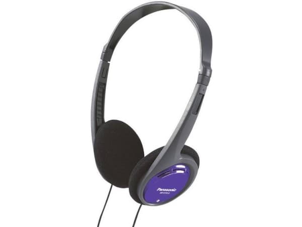 Panasonic RP-HT010E, Hodetelefoner, Hodebånd, Musikk, Svart, Blå, 1,2 m, Koblet med ledninger (ikke trådløs)