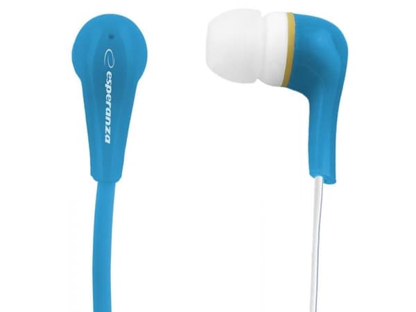 LOLLIPOP EH146B BLUE IN-EAR STEREO AUDIO HEADPHONES