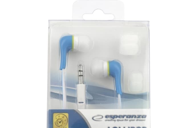 LOLLIPOP EH146B BLUE IN-EAR STEREO AUDIO HEADPHONES