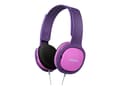 Miniatyrbilde 1 av 5: Philips Kids SHK2000PK - Hodetelefoner - on-ear - kablet - 3,5 mm jakk - lydisolerende - purpur, rosa