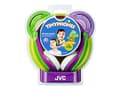 Miniatyrbilde 3 av 5: JVC TINYPHONES HA-KD5 - Hodetelefoner - full størrelse - kablet - 3,5 mm jakk - fiolett