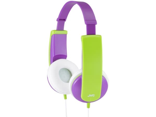 JVC TINYPHONES HA-KD5 - Hodetelefoner - full størrelse - kablet - 3,5 mm jakk - fiolett