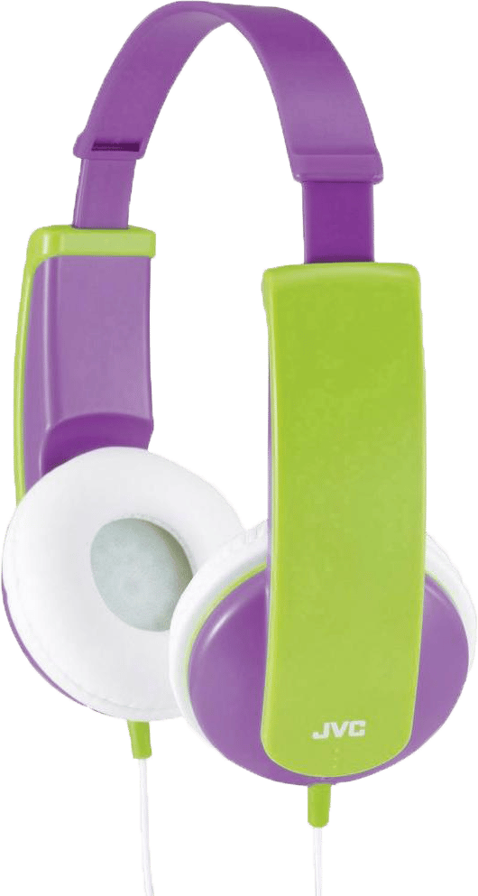 JVC TINYPHONES HA-KD5 - Hodetelefoner - full størrelse - kablet - 3,5 mm jakk - fiolett