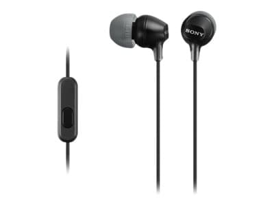 Sony MDR EX15AP - EX Series - Kopfhörer und Mikrofon - im Ohr - Schwarz (MDREX15APB.CE7)