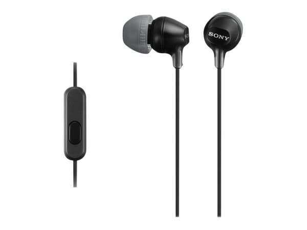 Sony MDR EX15AP - EX Series - Kopfhörer und Mikrofon - im Ohr - Schwarz (MDREX15APB.CE7)