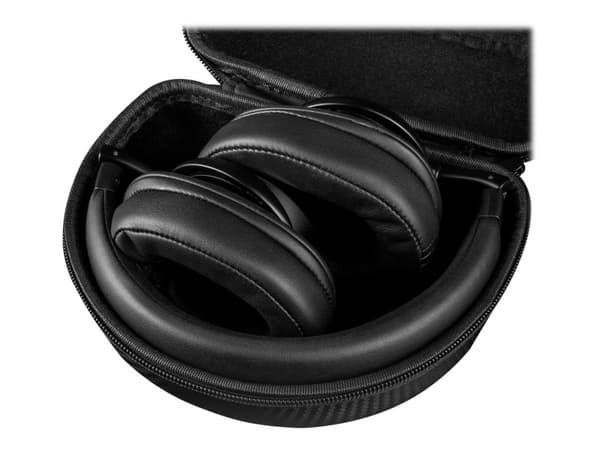 MODECOM MC-1001HF - Hodetelefoner med mikrofon - full størrelse - Bluetooth - trådløs, kablet - aktiv støydemping