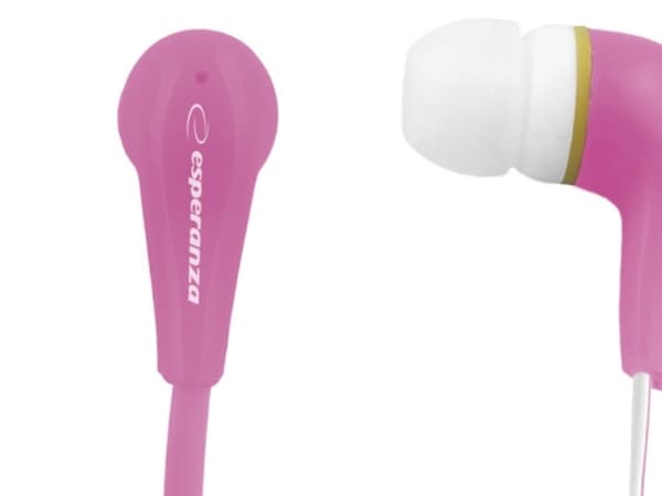 Esperanza EH146P, Koblet med ledninger (ikke trådløs), Musikk, Hodetelefoner, Rosa
