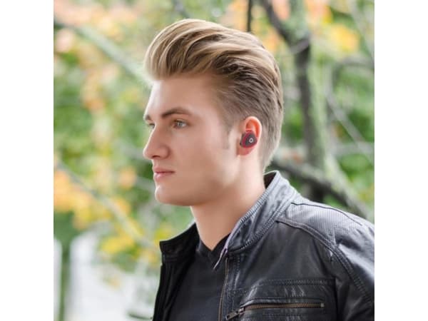 KitSound Comet, Trådløs, 13 g, Hodesett, Sort, Rød