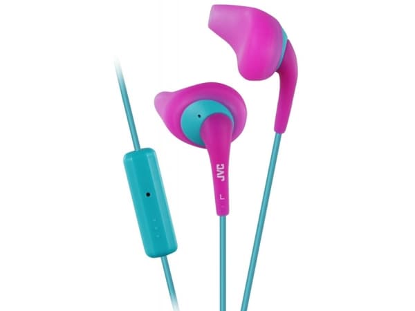 JVC HA-ENR15-P-E, Kuulokkeet, In-ear, Urheilu, Vaaleanpunainen, Kaksikanavainen, Johdollinen ohjausyksikkö