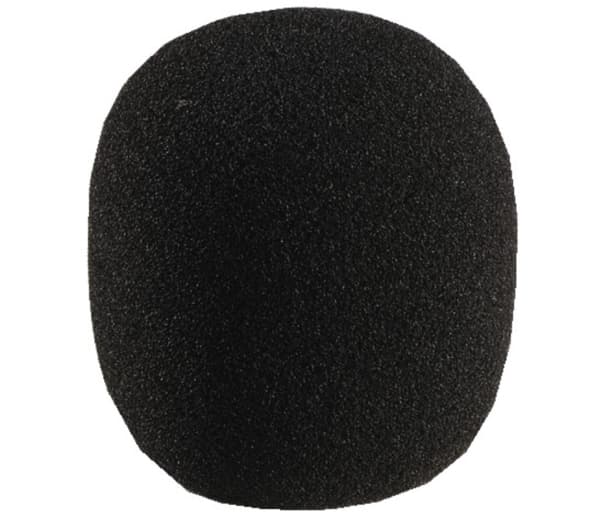 Monacor WS-60, DM-2500, Sort, Skum, 6 cm, 7 cm