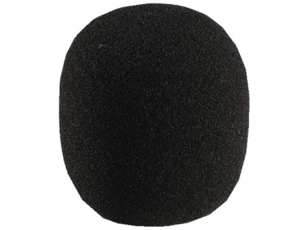 Monacor WS-60, DM-2500, Sort, Skum, 6 cm, 7 cm