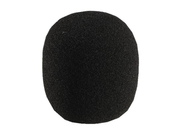 Monacor WS-60, DM-2500, Sort, Skum, 6 cm, 7 cm