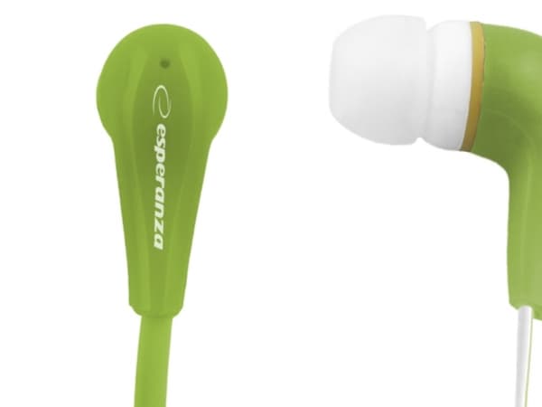 Esperanza EH146G, Kuulokkeet, In-ear, Musiikki, Vihreä, 1,2 m, Langallinen