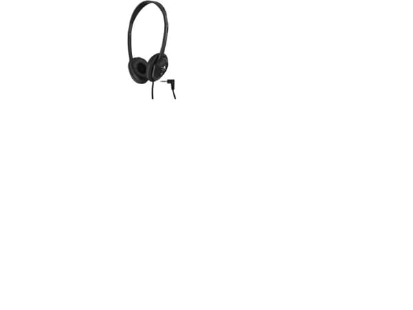 Monacor MD-306, Kuulokkeet, Pääpanta, Musta, 1,2 m, Langallinen, Korvanpäällis