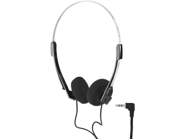 Monacor MD-39, Kuulokkeet, Pääpanta, Musiikki, Musta, 1,1 m, Langallinen