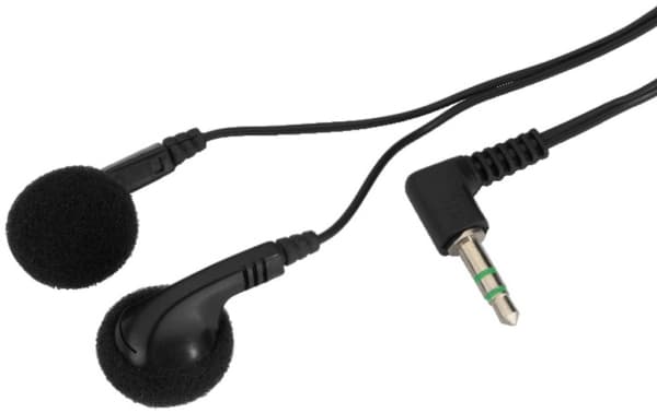 Monacor SE-20, Kuulokkeet, In-ear, Musiikki, Musta, 1,2 m, Langallinen