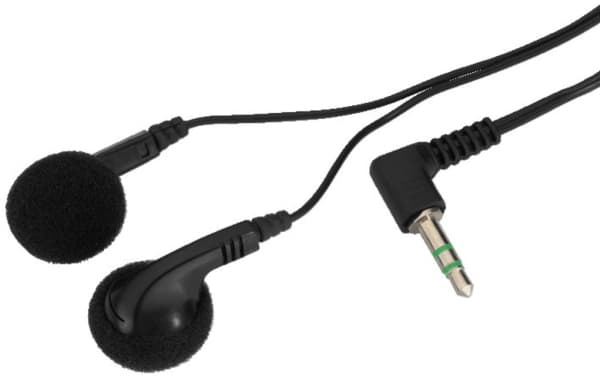 Monacor SE-20, Kuulokkeet, In-ear, Musiikki, Musta, 1,2 m, Langallinen