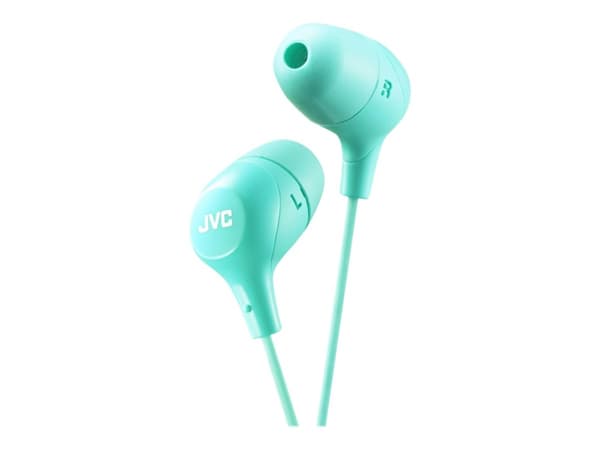 JVC HA-FX38-E Marshmallow - Hörlurar - inuti örat - kabelansluten - grön