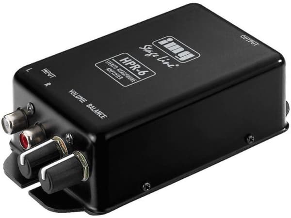 IMG Stage Line HPR-6, 1%, 69 dB, 19 - 40000 Hz, 6.3mm, 120 mm, 68 mm