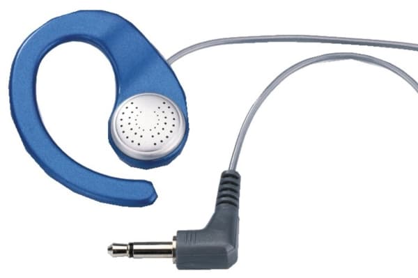 Monacor ES-10, Hodetelefoner, Ørekrok, Musikk, Blå, 1 m, Koblet med ledninger (ikke trådløs)