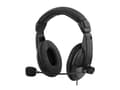 Miniatyrbild 3 av 5: Deltaco HL-57 - Headset - fullstorlek - kabelansluten (usb)