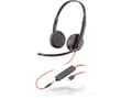 Miniatyrbild 4 av 5: Poly Blackwire C3225 USB-C - 3200 Series - headset - på örat - kabelansluten - 3,5 mm kontakt, USB-C - ljudisolerande