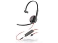 Miniatyrbild 5 av 5: Poly Blackwire C3225 USB-C - 3200 Series - headset - på örat - kabelansluten - 3,5 mm kontakt, USB-C - ljudisolerande