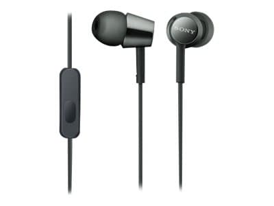 Sony MDR-EX155AP, Kuulokkeet, In-ear, Musta, Kaksikanavainen, 1,2 m, Langallinen