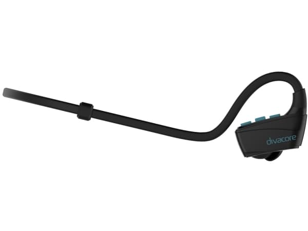 Divacore DVC4010BLU, Trådløs, 20 - 20000 Hz, Idretter, 12 g, Hodesett, Sort, Blå
