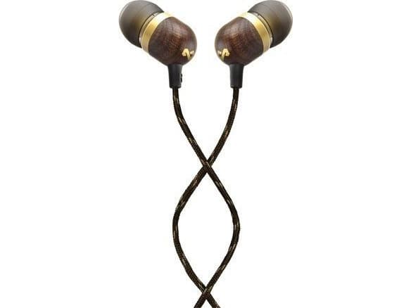 House of Marley Smile Jamaica - Ørepropper med mikrofon - i øret - kablet - lydisolerende - messing