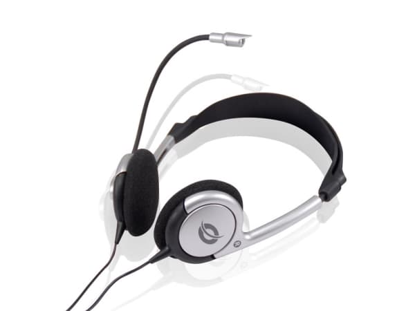 Conceptronic CCHATSTAR2_V2, Langallinen, 20 - 22000 Hz, Toimisto/puhelukeskus, 111 g, Kuulokkeet, Musta, Hopea