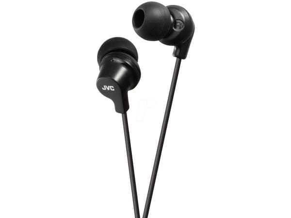JVC HA-FX10-B-E, Kabel, 8 - 23000 hz, Musik, 3,3 g, Hörlurar, Svart