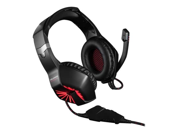 MODECOM VOLCANO MC-839 SWORD - Headset - fullstorlek - kabelansluten - USB, 3,5 mm kontakt