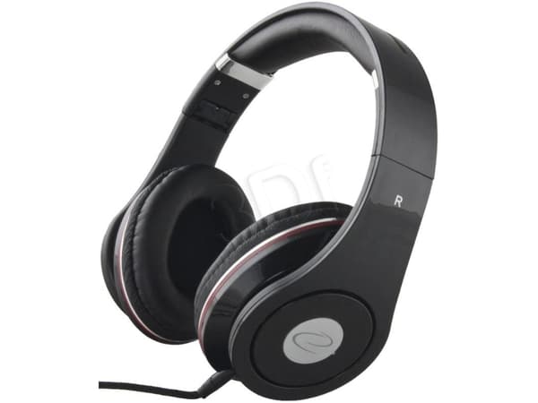 Esperanza EH141K RENELL - Hodetelefoner - full størrelse - kablet - 3,5 mm jakk - svart