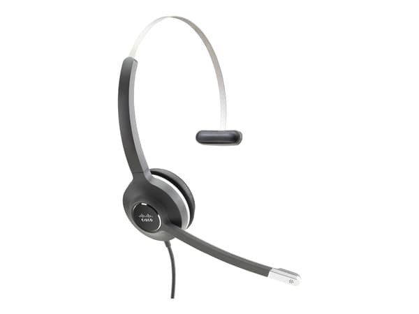 Cisco 531 Wired Single - Hodesett - on-ear - kablet - for Cisco DX70, DX70 - MSRP, DX80, DX80 (No Radio); IP Phone 8851, 8861, 8865, 8865NR