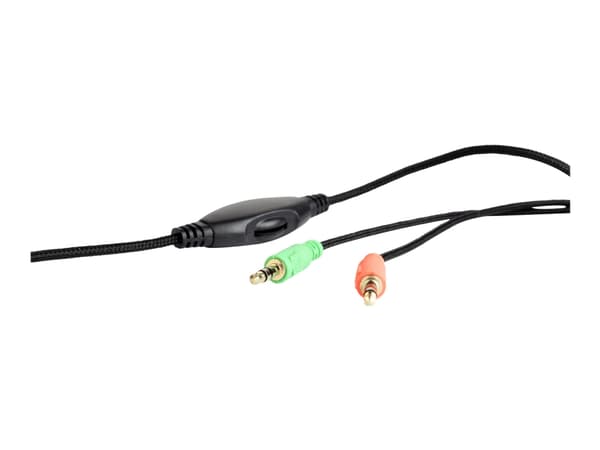 Gembird GHS-03 - Headset - fullstorlek - kabelansluten - 3,5 mm kontakt - mattsvart