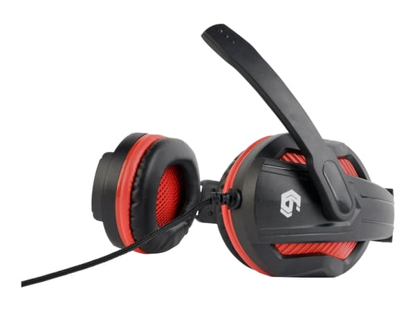 Gembird GHS-03 - Headset - fullstorlek - kabelansluten - 3,5 mm kontakt - mattsvart