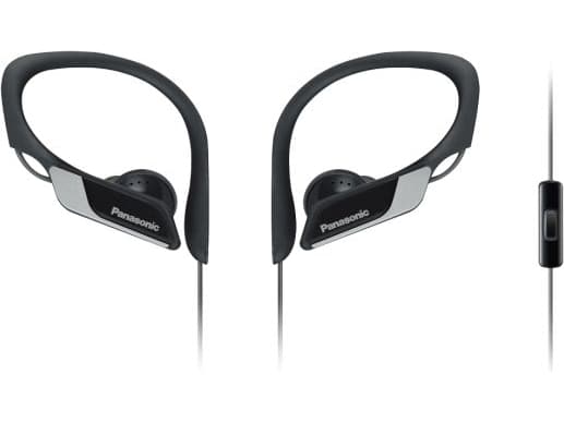 Panasonic RP-HS35ME - Hörlurar med mikrofon - inuti örat - montering över örat - kabelansluten - 3,5 mm kontakt