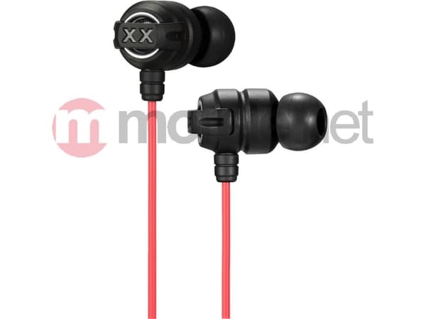 JVC HA-FX1X, Langallinen, 5 - 23000 Hz, Musiikki, 5,2 g, Kuulokkeet, Musta, Punainen