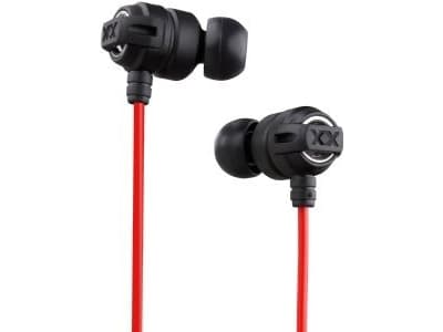 JVC HA-FX1X, Langallinen, 5 - 23000 Hz, Musiikki, 5,2 g, Kuulokkeet, Musta, Punainen