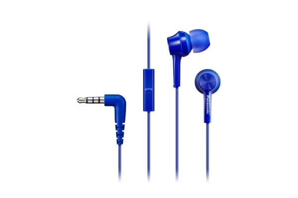 Panasonic RP-TCM115E - Hörlurar med mikrofon - inuti örat - kabelansluten - 3,5 mm kontakt