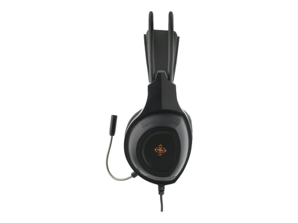 DELTACO GAMING GAM-069 - Hodesett - full størrelse - kablet - USB, 3,5 mm jakk - svart