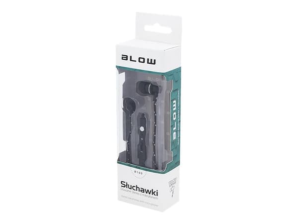 BLOW B-100, Kuulokkeet, In-ear, Calls/Music, Musta, Kaksikanavainen, Nappi